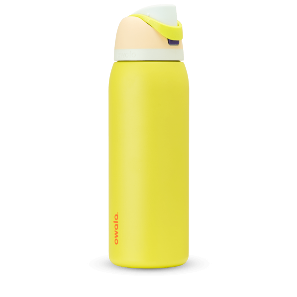 FreeSip Water Bottle - 40oz, Lemon