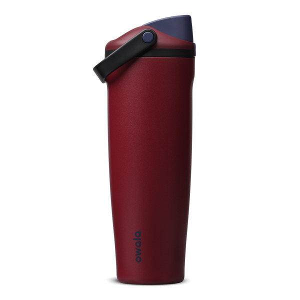 FreeSip Sway Water Bottle - 30oz, Burgundy